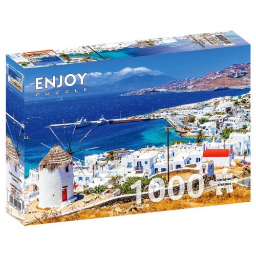 Puzzle 1000 Wyspa Mykonos, Grecja