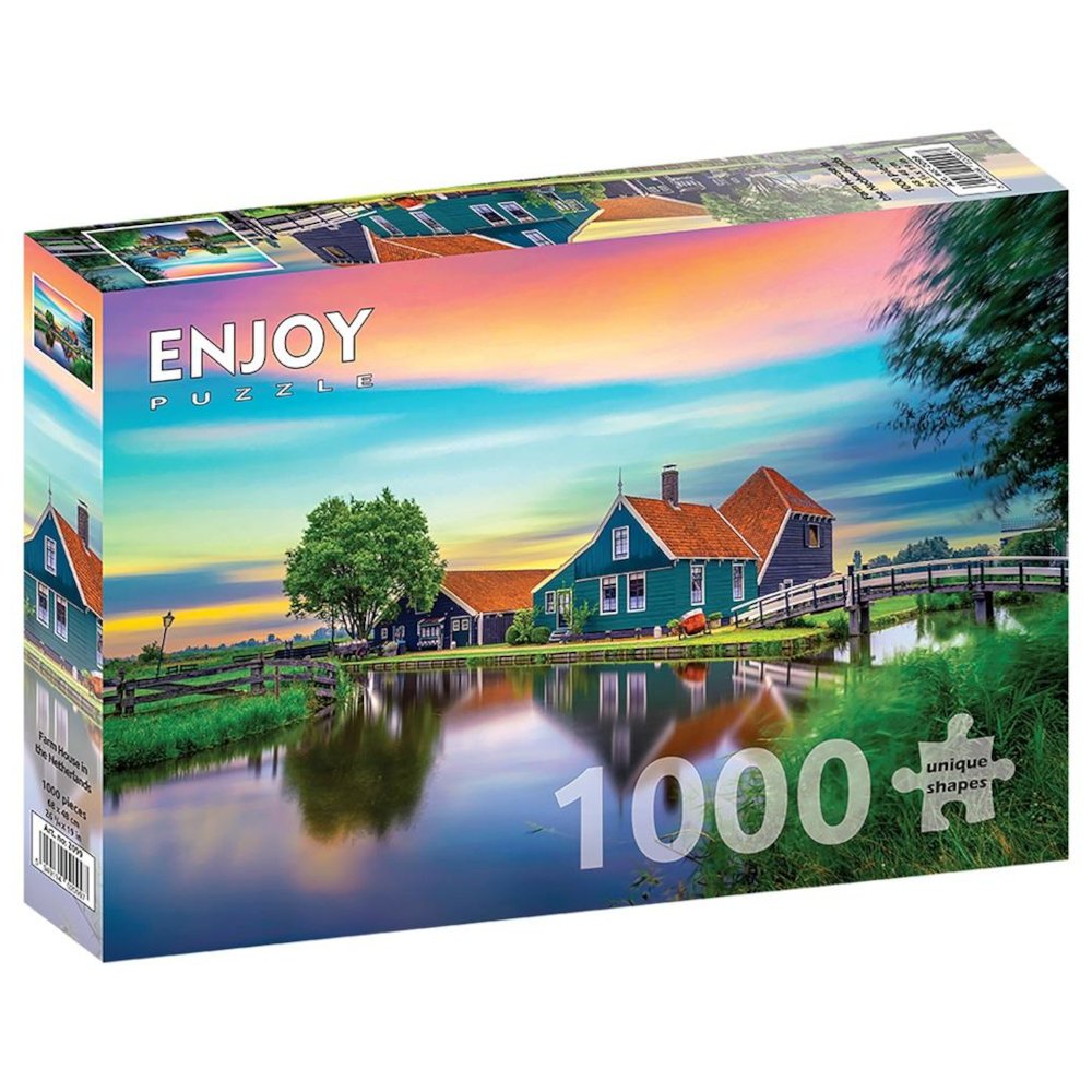 Puzzle 1000 Wiejski dom w Niderlandach