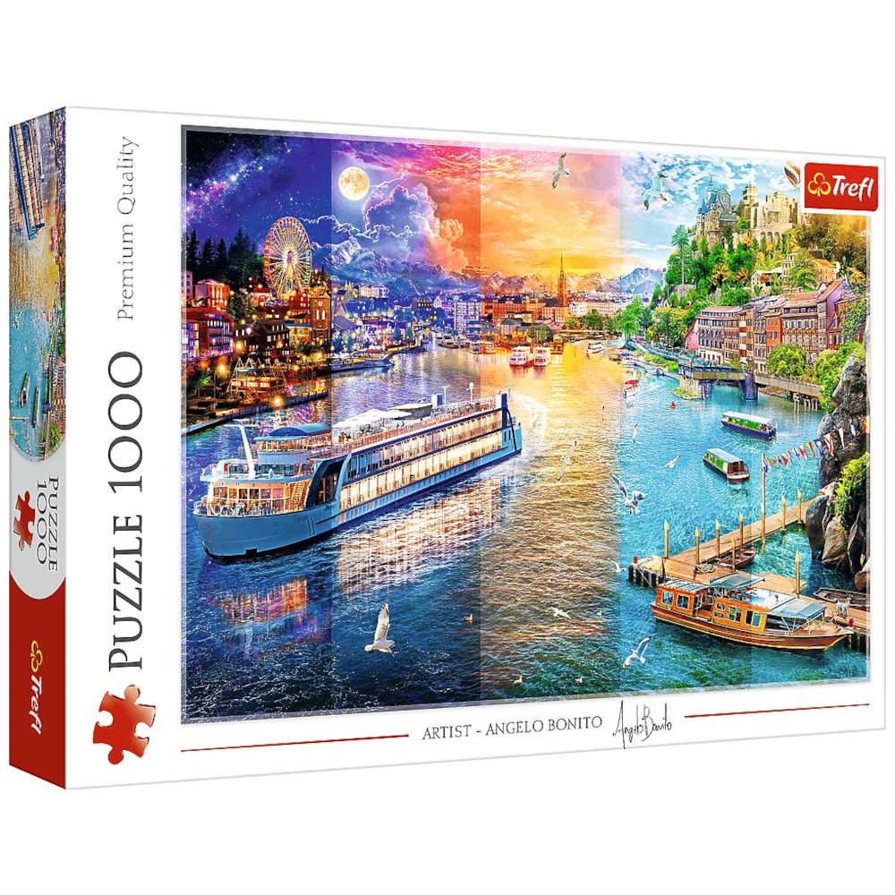 Puzzle 1000 Rejs po rzece TREFL