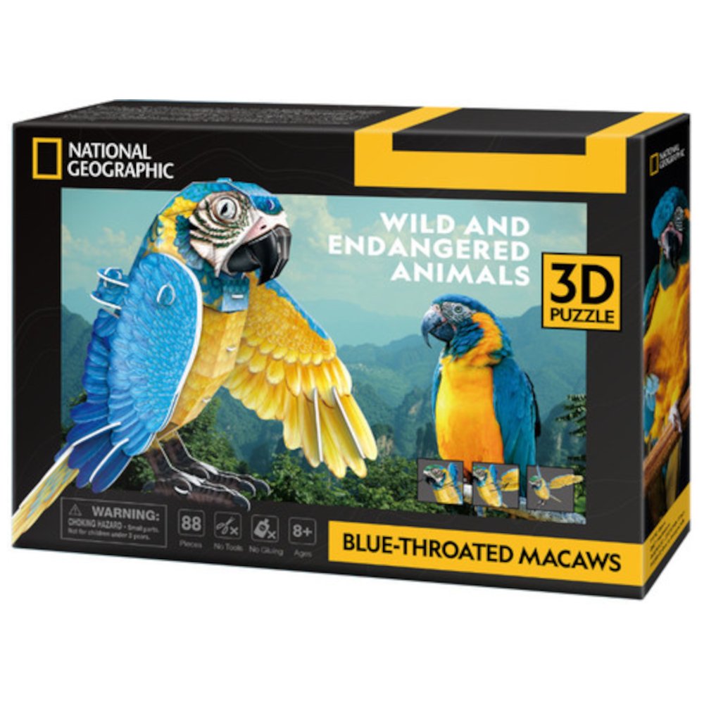 Puzzle 3d National Geographic Ara Szafirowa