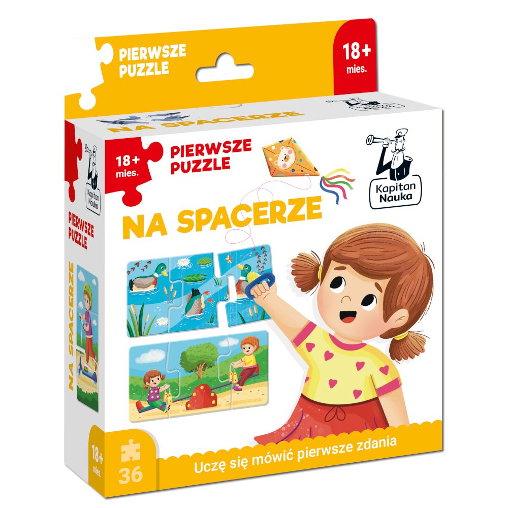Kapitan Nauka. Pierwsze puzzle Na spacerze