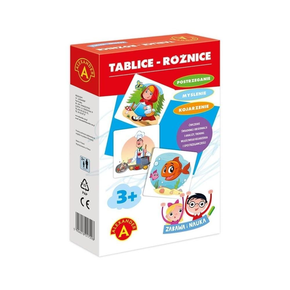 Zabawa i Nauka - Tablice Różnice ALEX