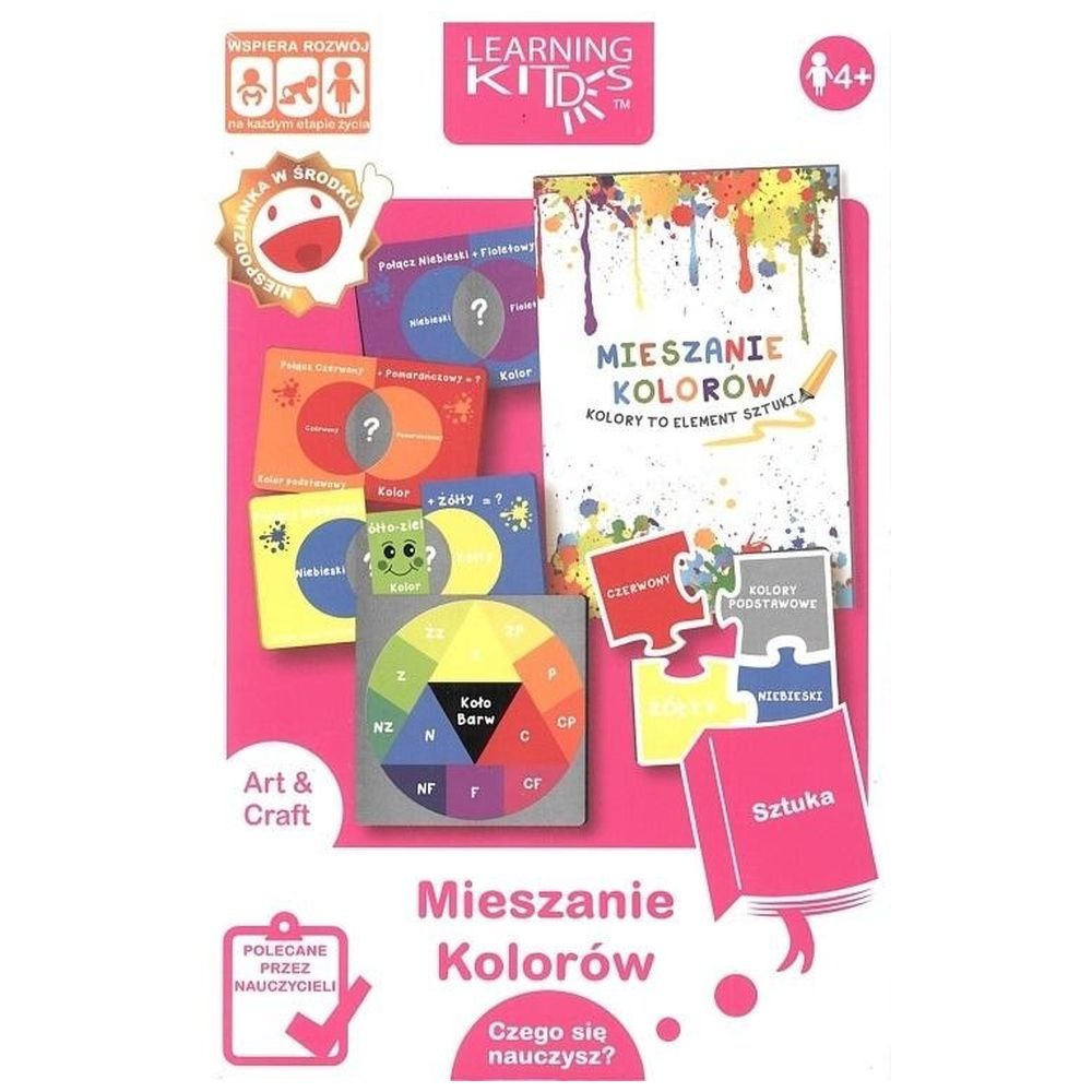 Układanka edukacyjna - Mieszanie kolorów