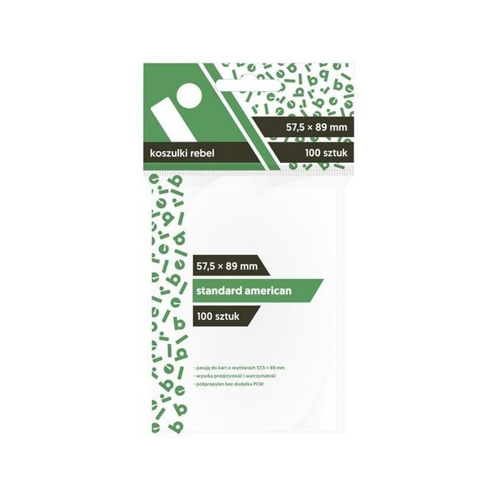 Koszulki Standard American 57,5x89 (100szt) REBEL