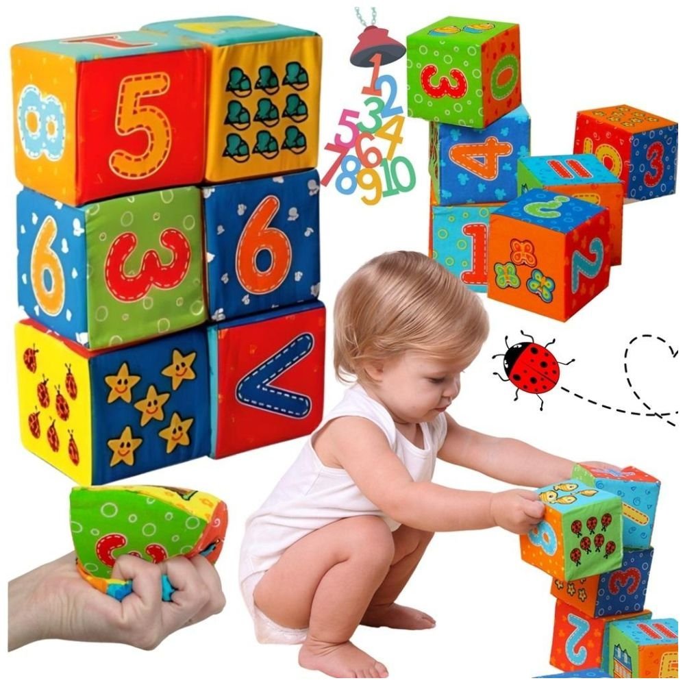 Miękkie kostki - zestaw klocków MC090601-03