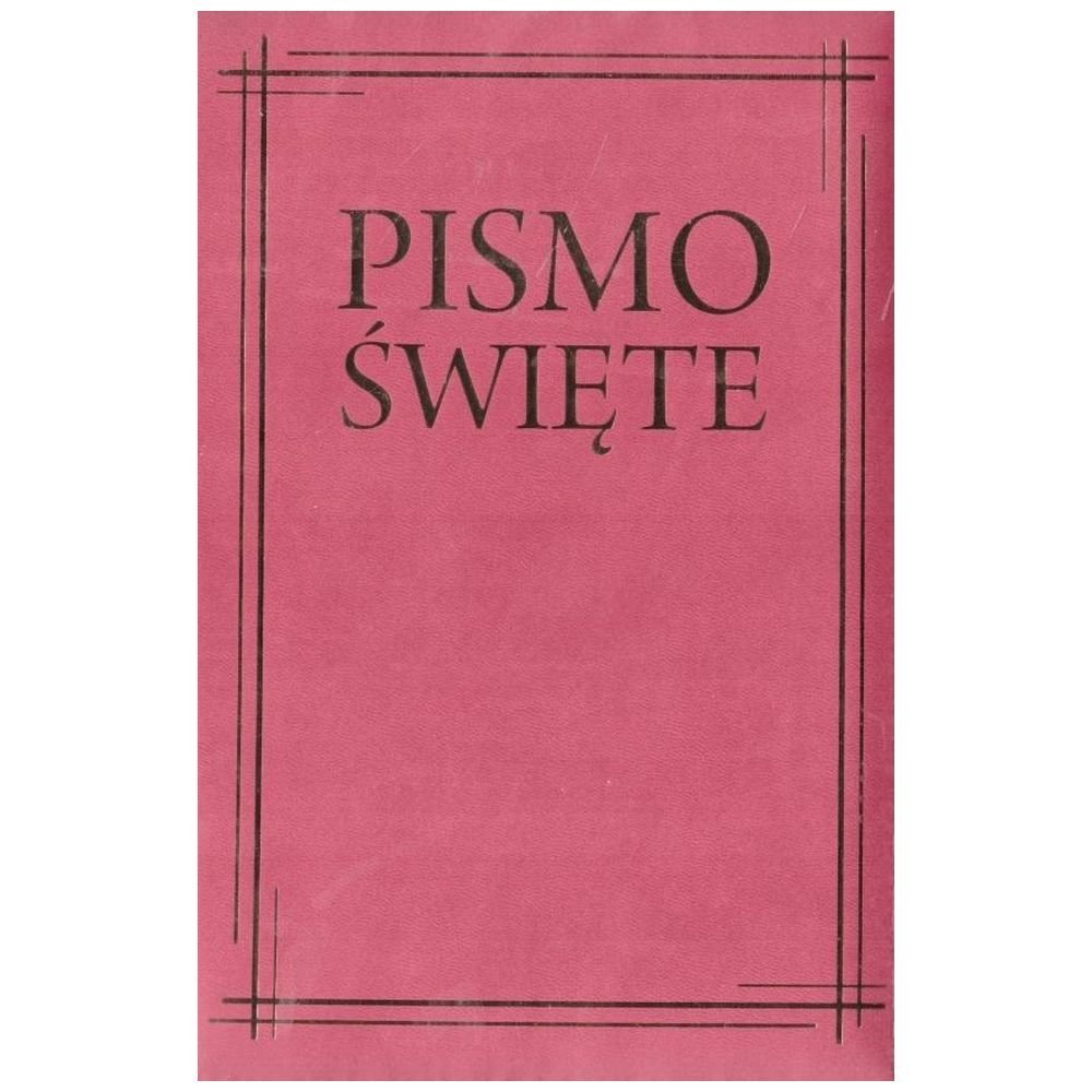Pismo Święte w etui różowe skorowidz