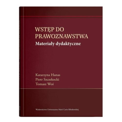 Wstęp do prawoznawstwa. Materiały dydaktyczne