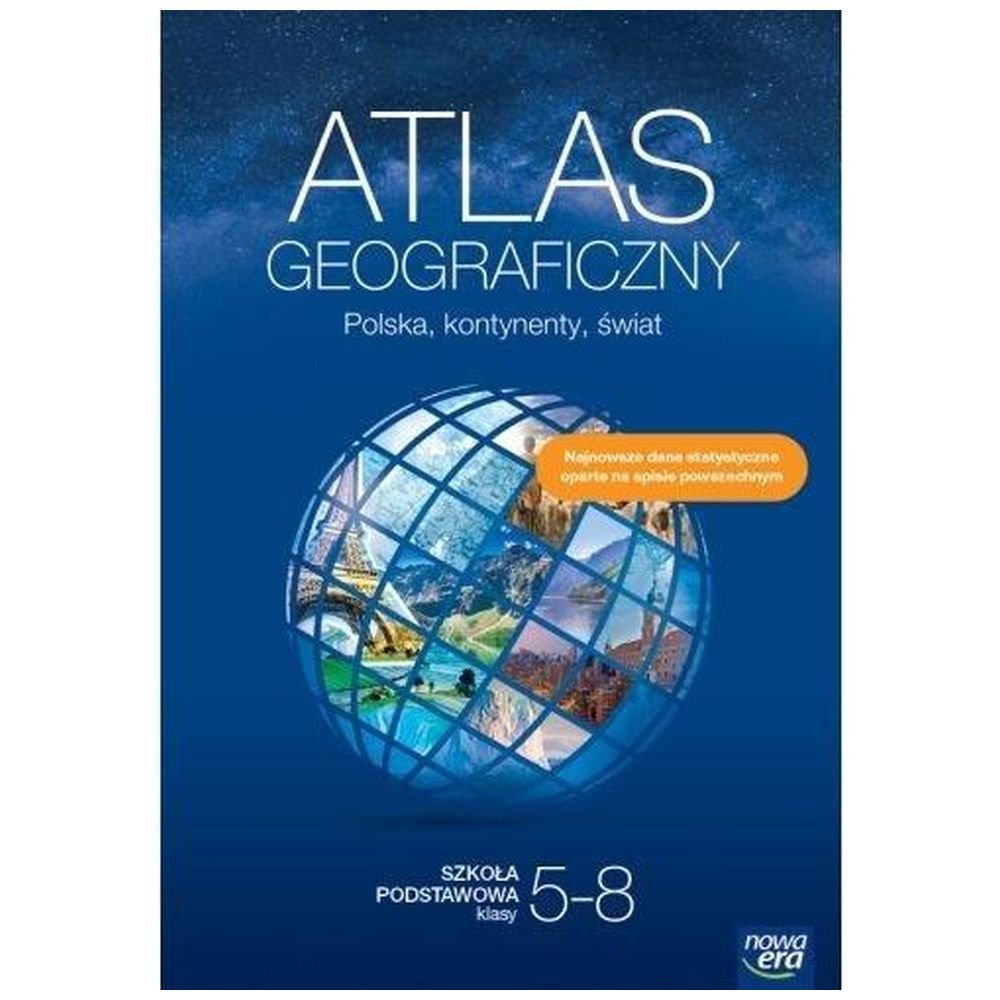 Atlas geograficzny SP Polska, kontynenty...w.2023