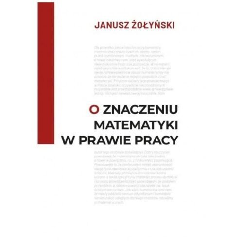 O znaczeniu matematyki w prawie pracy