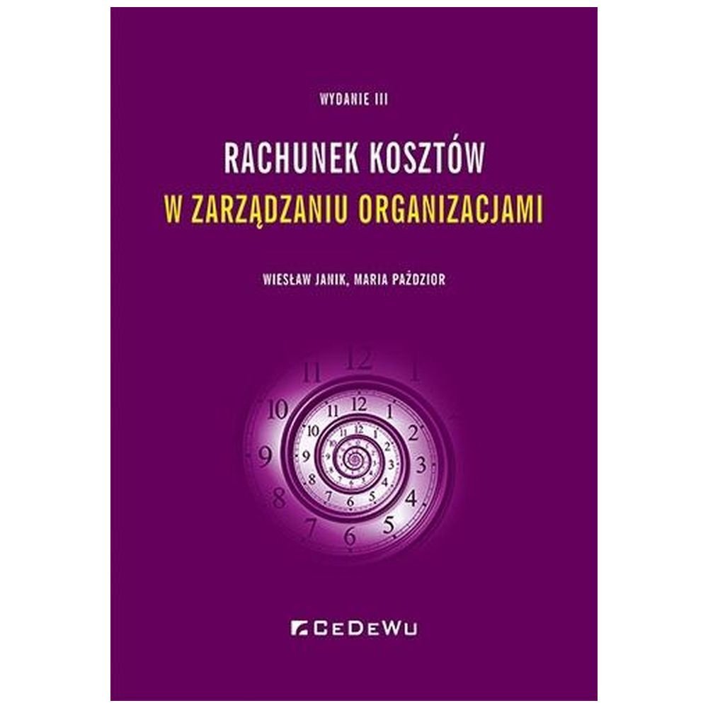 Rachunek kosztów w zarządzaniu organizacjami