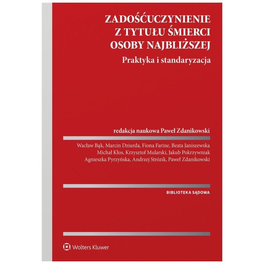 Zadośćuczynienie z tytułu śmierci osoby..