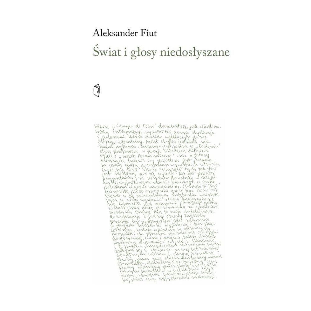 Świat i głosy niedosłyszane