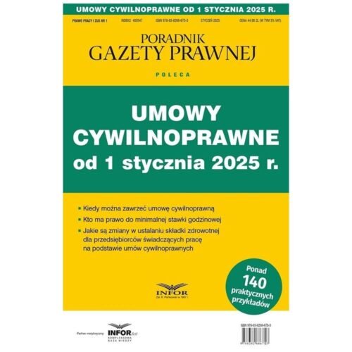 Umowy cywilnoprawne od 1 stycznia 2025