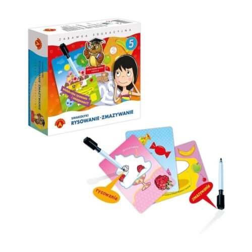 Rysowanie - zmazywanie 5 Smakołyki ALEX