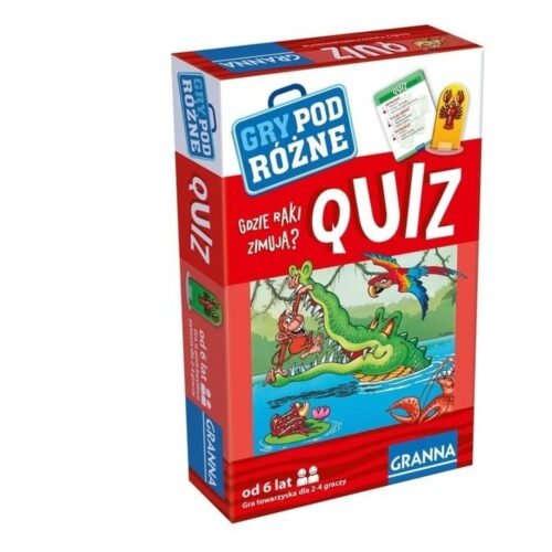 Quiz Gdzie raki zimują? - gry podróżne GRANNA