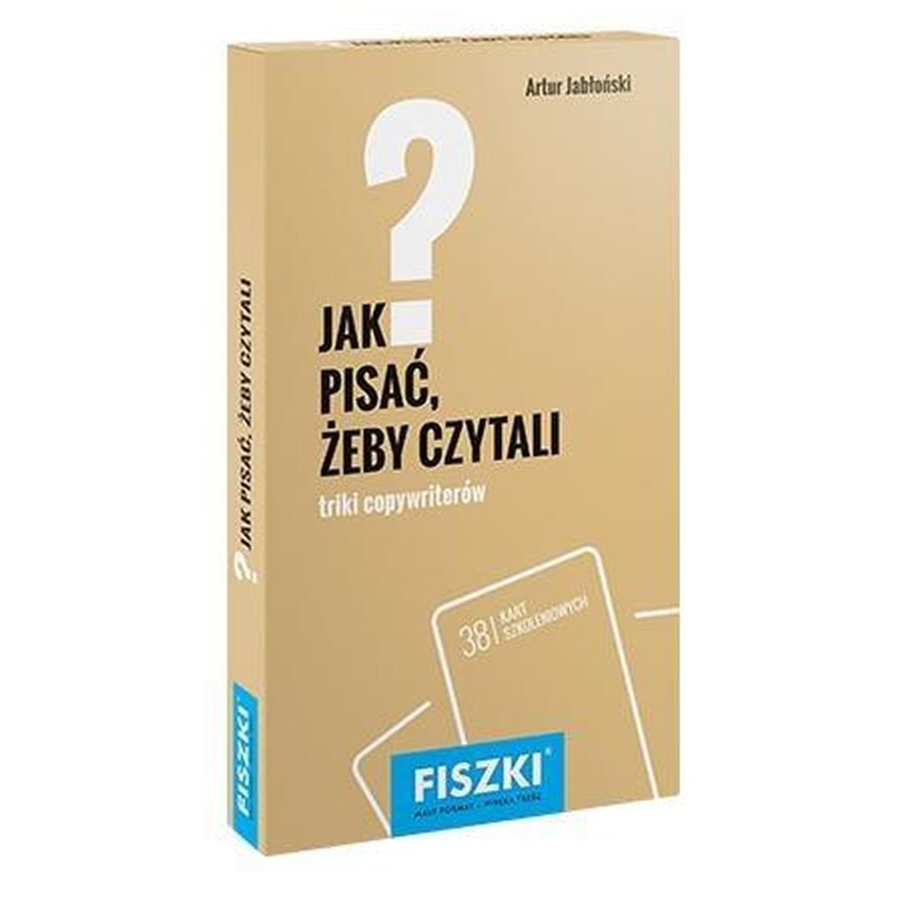 Fiszki. Jak pisać, żeby czytali?