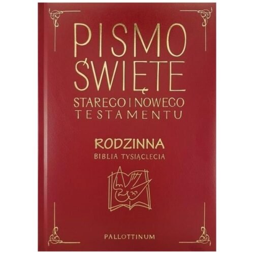 Biblia Tysiąclecia rodzinna ekooprawa, złocona