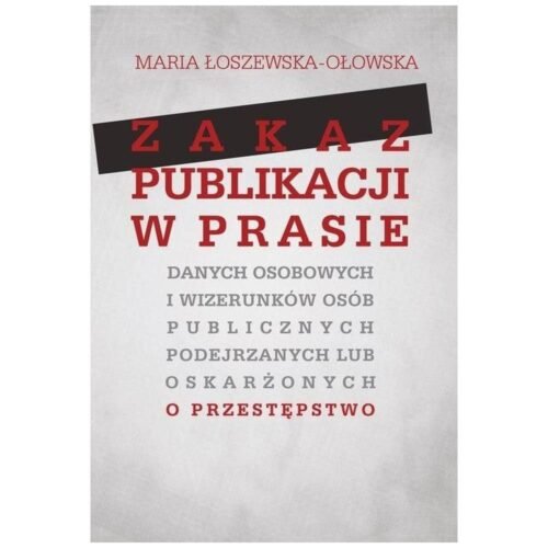 Zakaz publikacji w prasie danych osobowych...