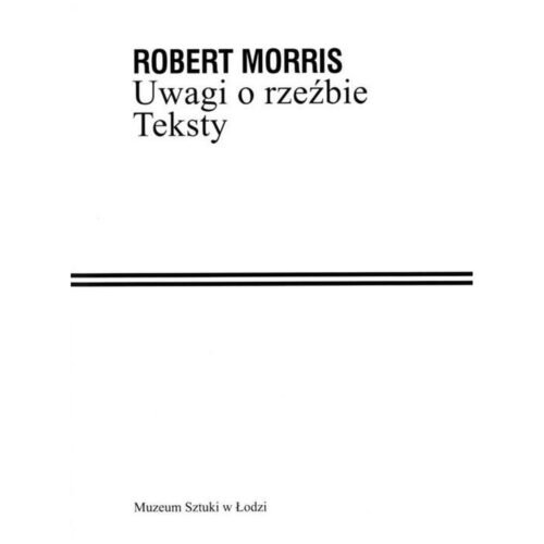Uwagi o rzeźbie. Teksty