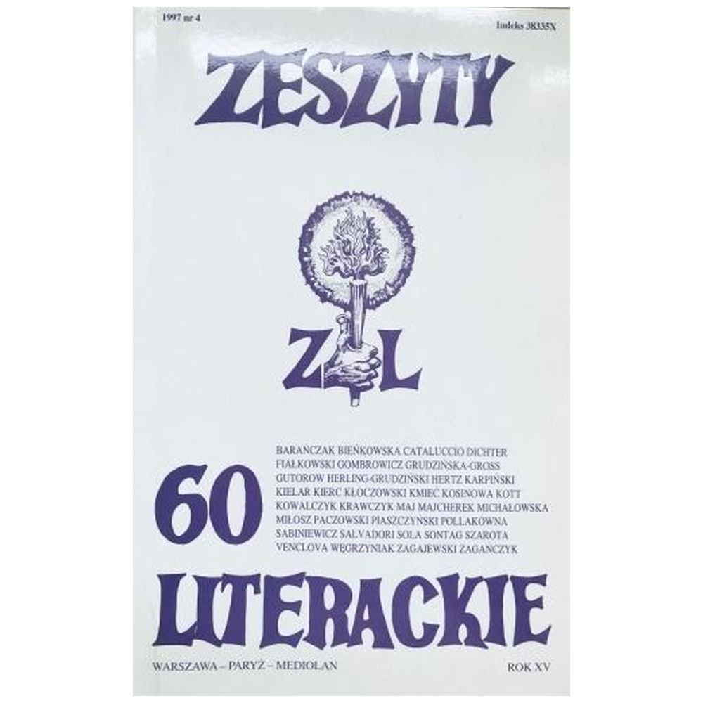 Zeszyty literackie 60 4/1997