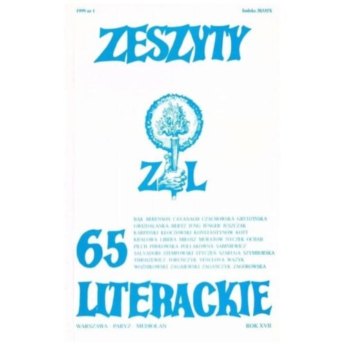 Zeszyty literackie 65 1/1999