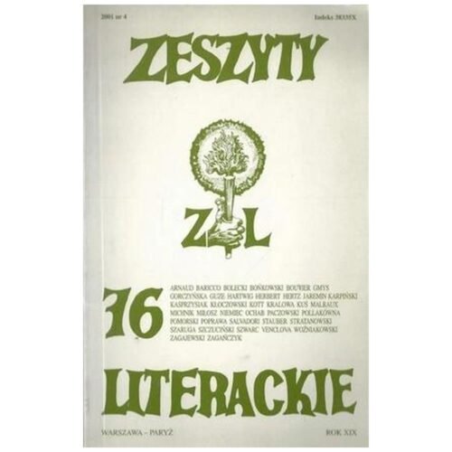Zeszyty literackie 76 4/2001