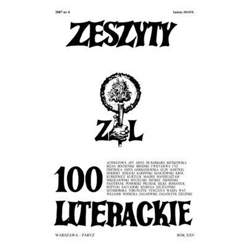 Zeszyty literackie 100 4/2007