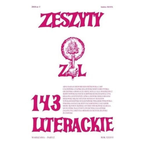 Zeszyty literackie 143 3/2018