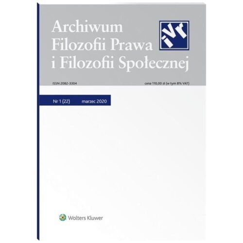 Archiwum Filozofii Prawa i Filozofii.. 1/2020 (22)