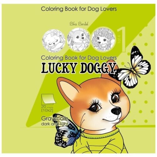 Kolorowanka antystresowa 200x200 Lucky Doggy 1