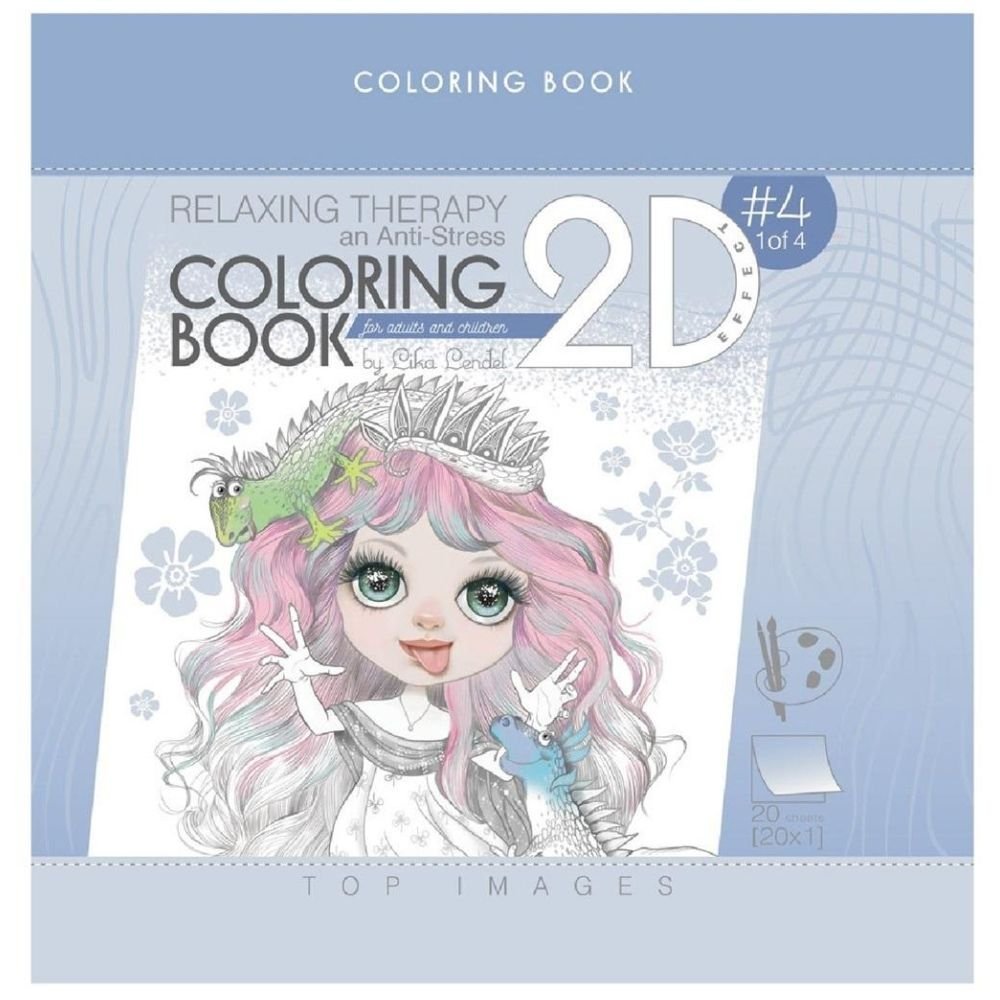 Kolorowanka antystresowa 200x200 Top Images Brokat