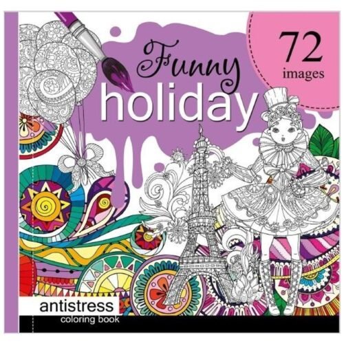 Kolorowanka antystresowa 200x200 Funny holiday TW