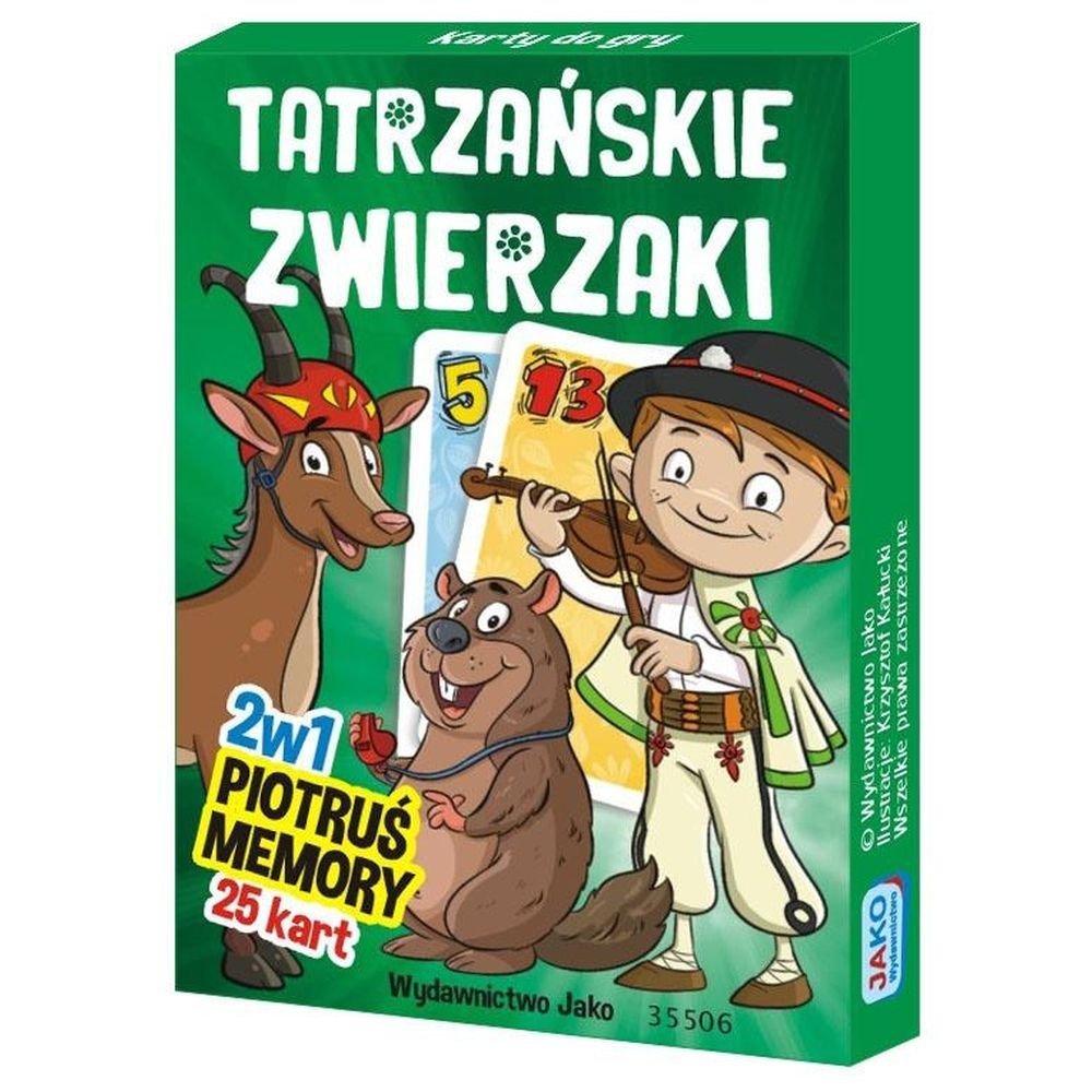 Karty Piotruś/Memory. Tatrzańskie Zwierzaki