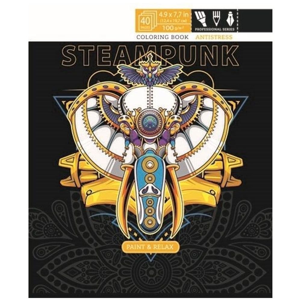 Kolorowanka antystresowa 124x197 20 Steampunk