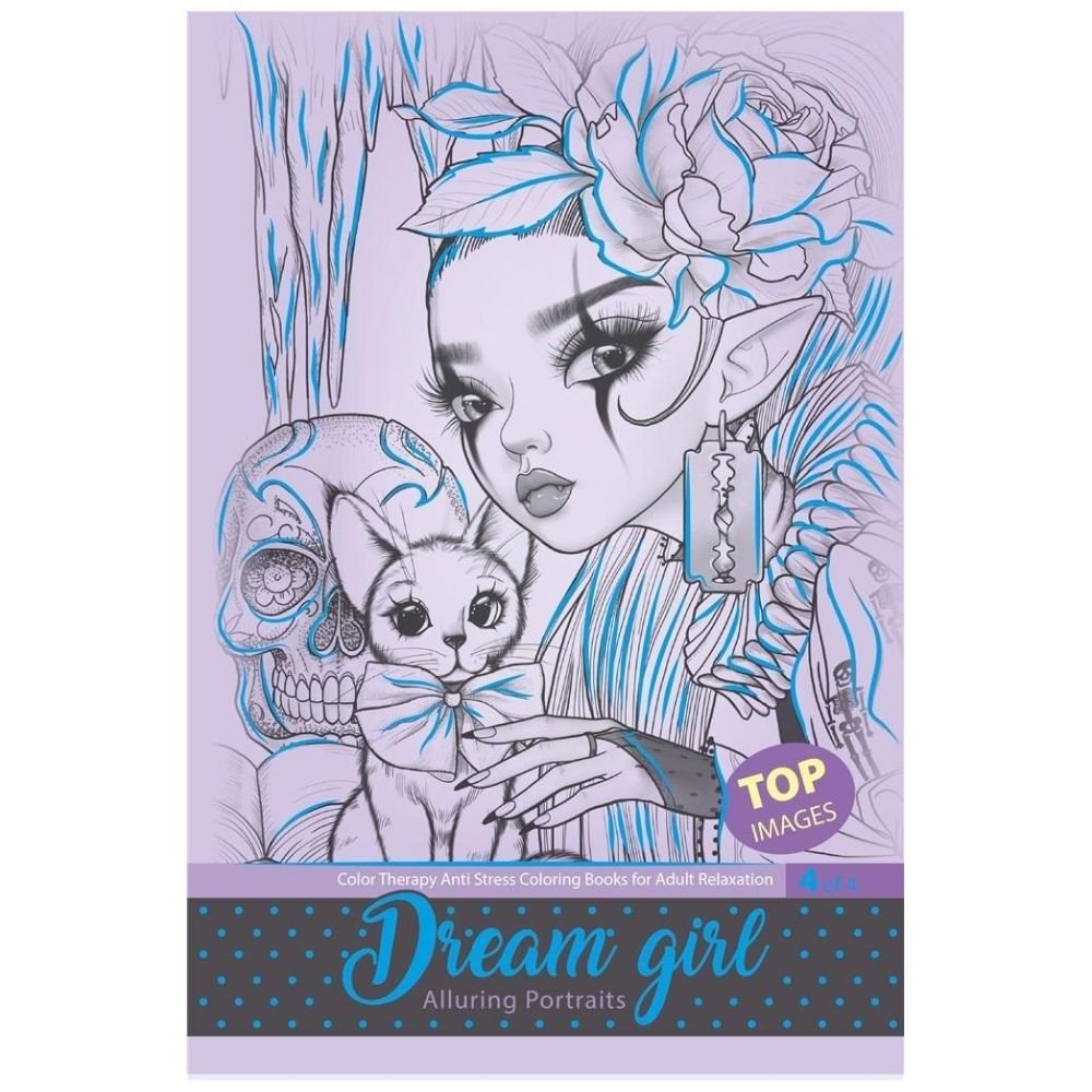 Kolorowanka antystresowa A4 20 fiolet