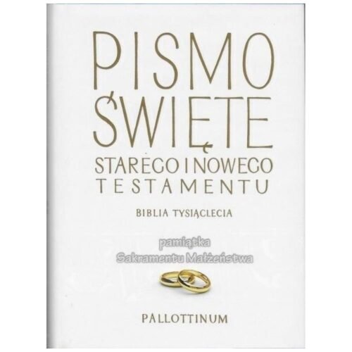 Biblia Tysiąclecia Pamiątka Sakramentu Małżeństwa