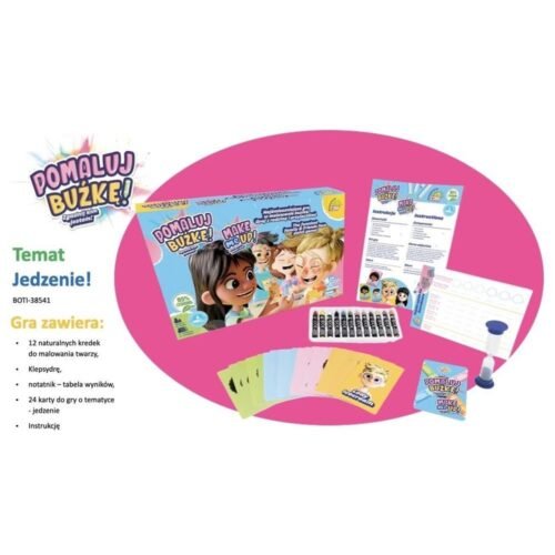Pomaluj bużkę! Zgadnij kim jestem: Jedzenie