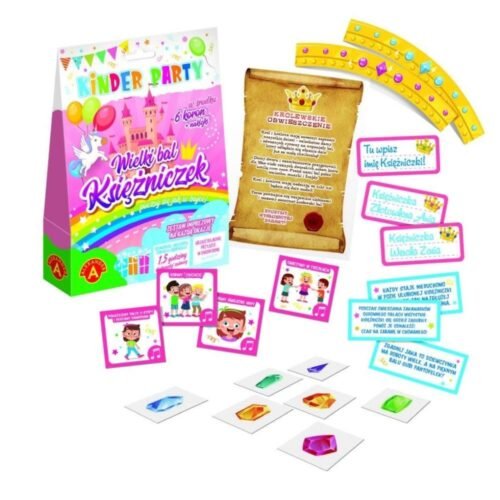 Zestaw Kinder Party Wielki Bal Księżniczek ALEX