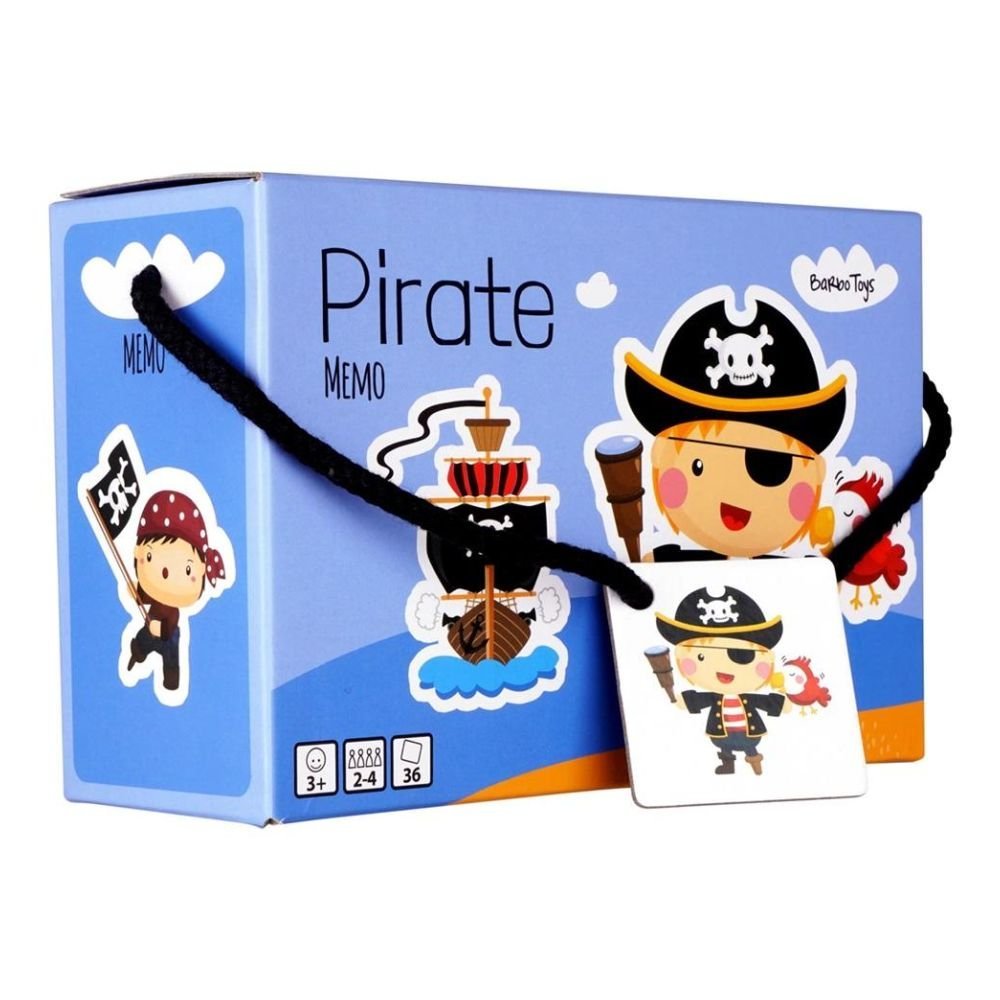 Memory dla dzieci 36el Piraci