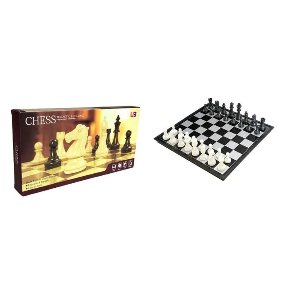 Szachy klasyczne magnetyczne 25x25cm