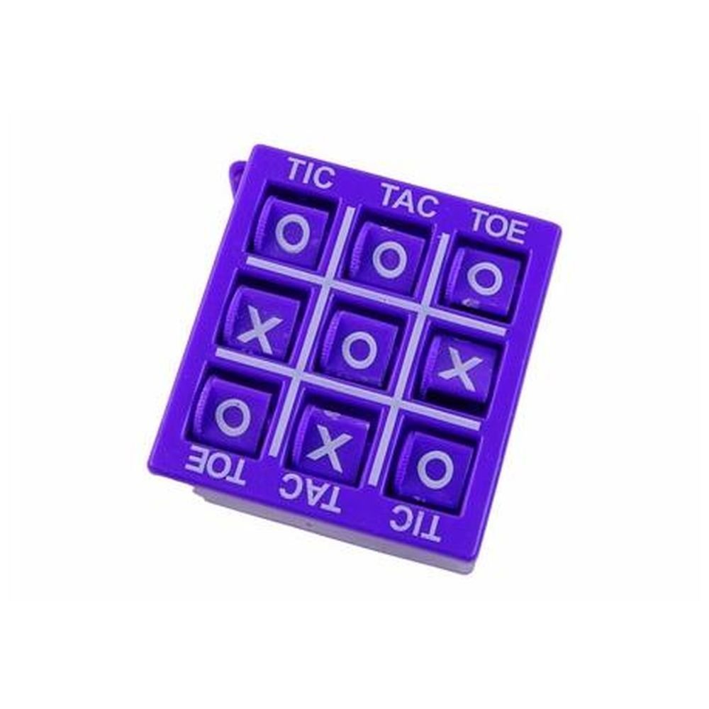 Gra kółko i krzyżyk 4,5 cm fioletowa