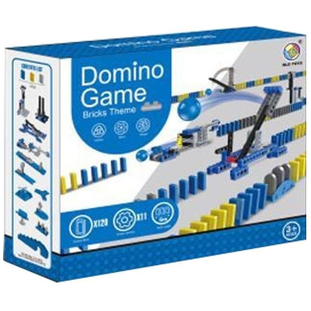 Gra domino tor przeszkód z kulką