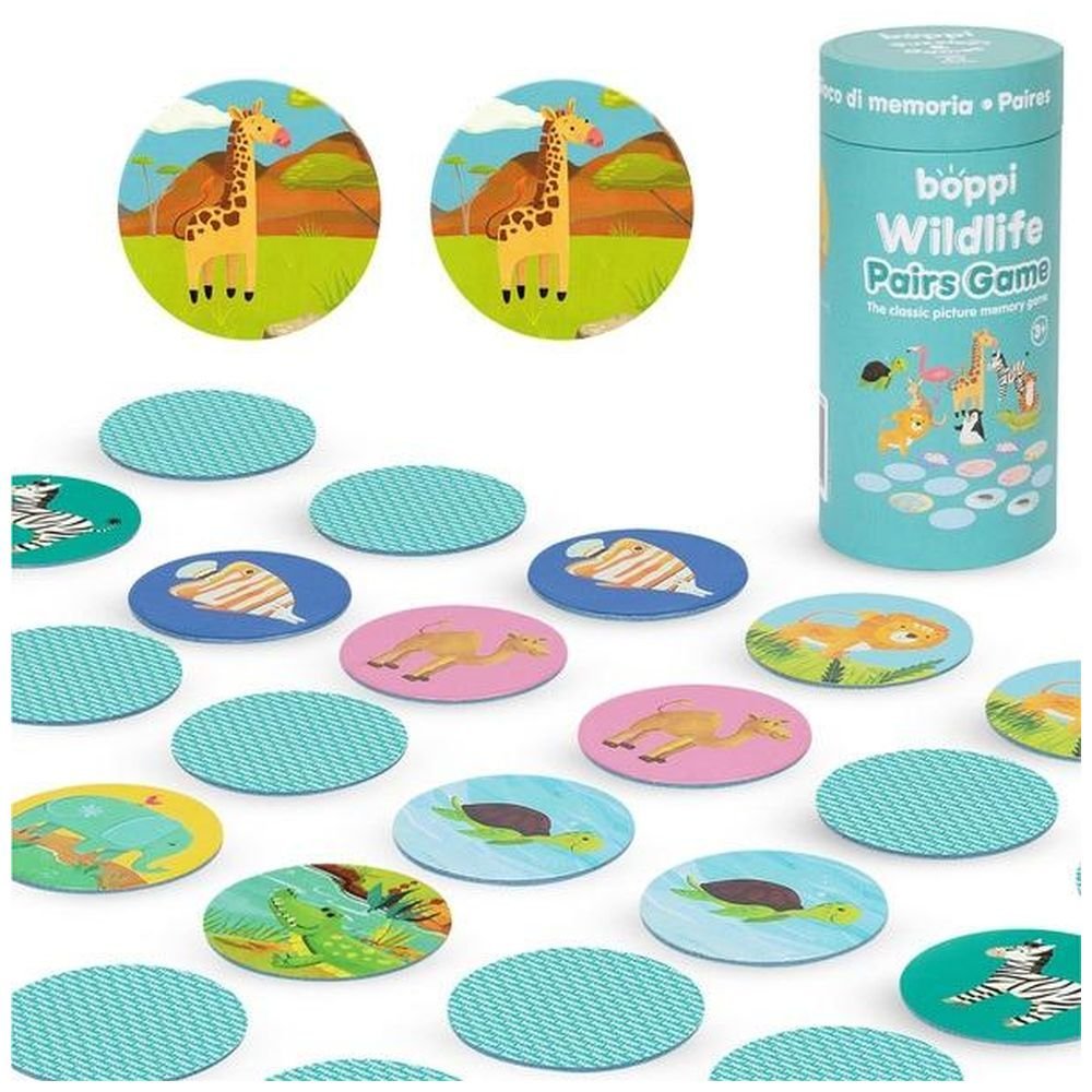 Układanka memo Dzikie zwierzęta