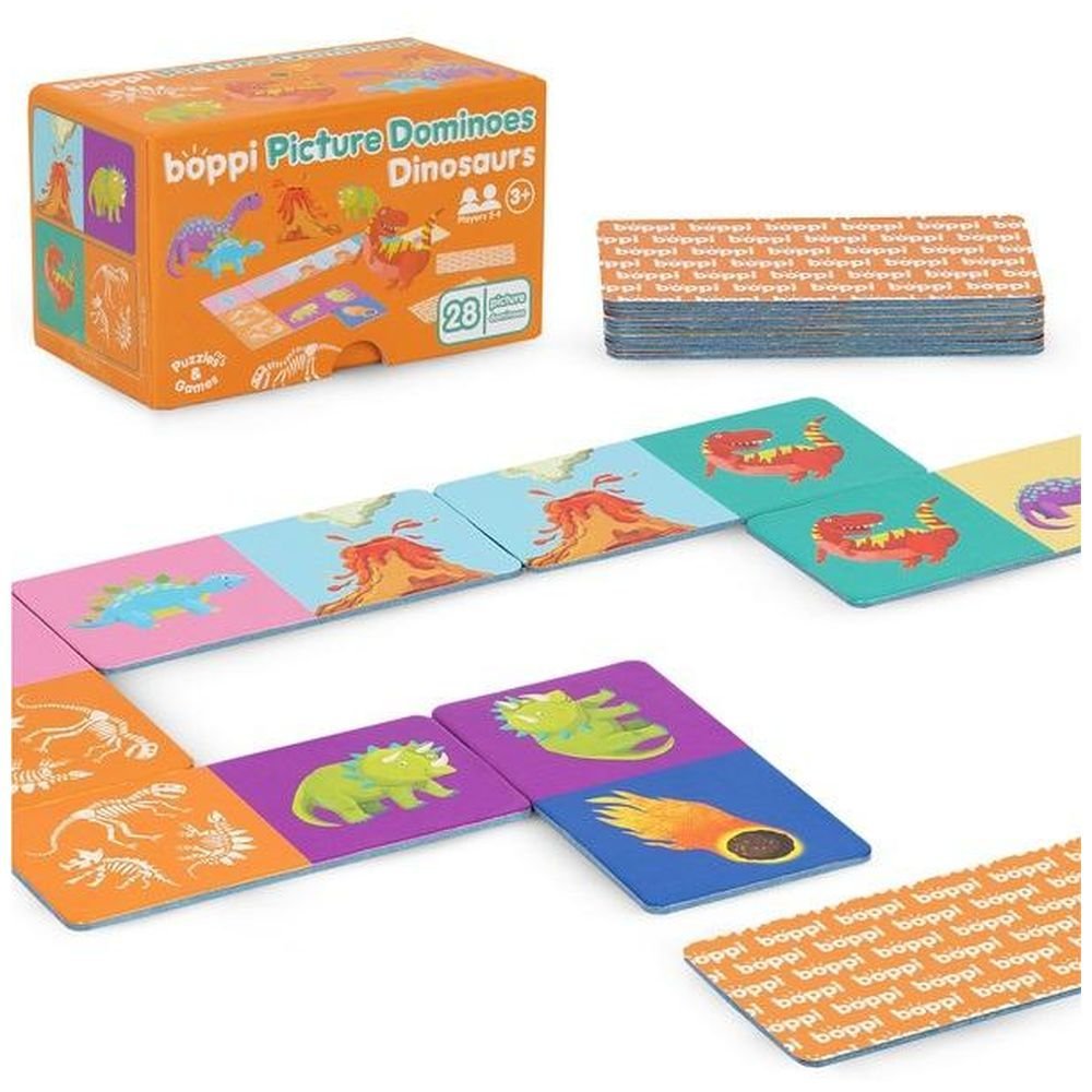 Domino rysunkowe Dinozaury