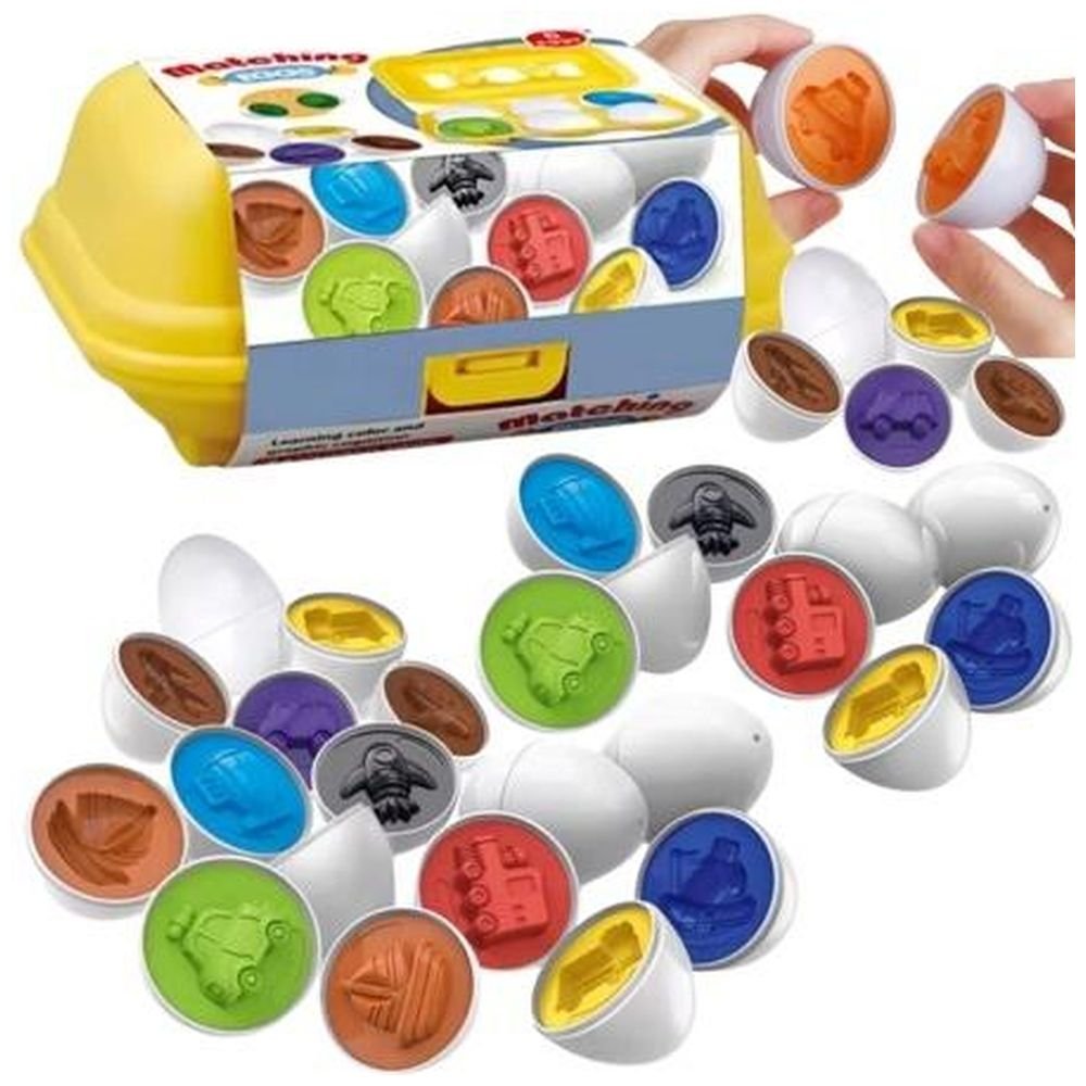 Układanka edukacyjna jajka w wytłoczce