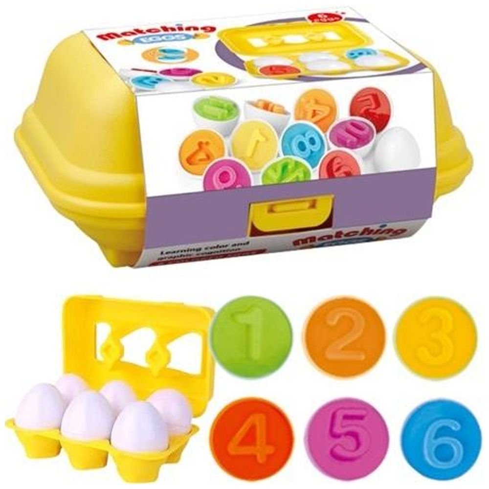 Układanka edukacyjna jajka łączenie cyfr