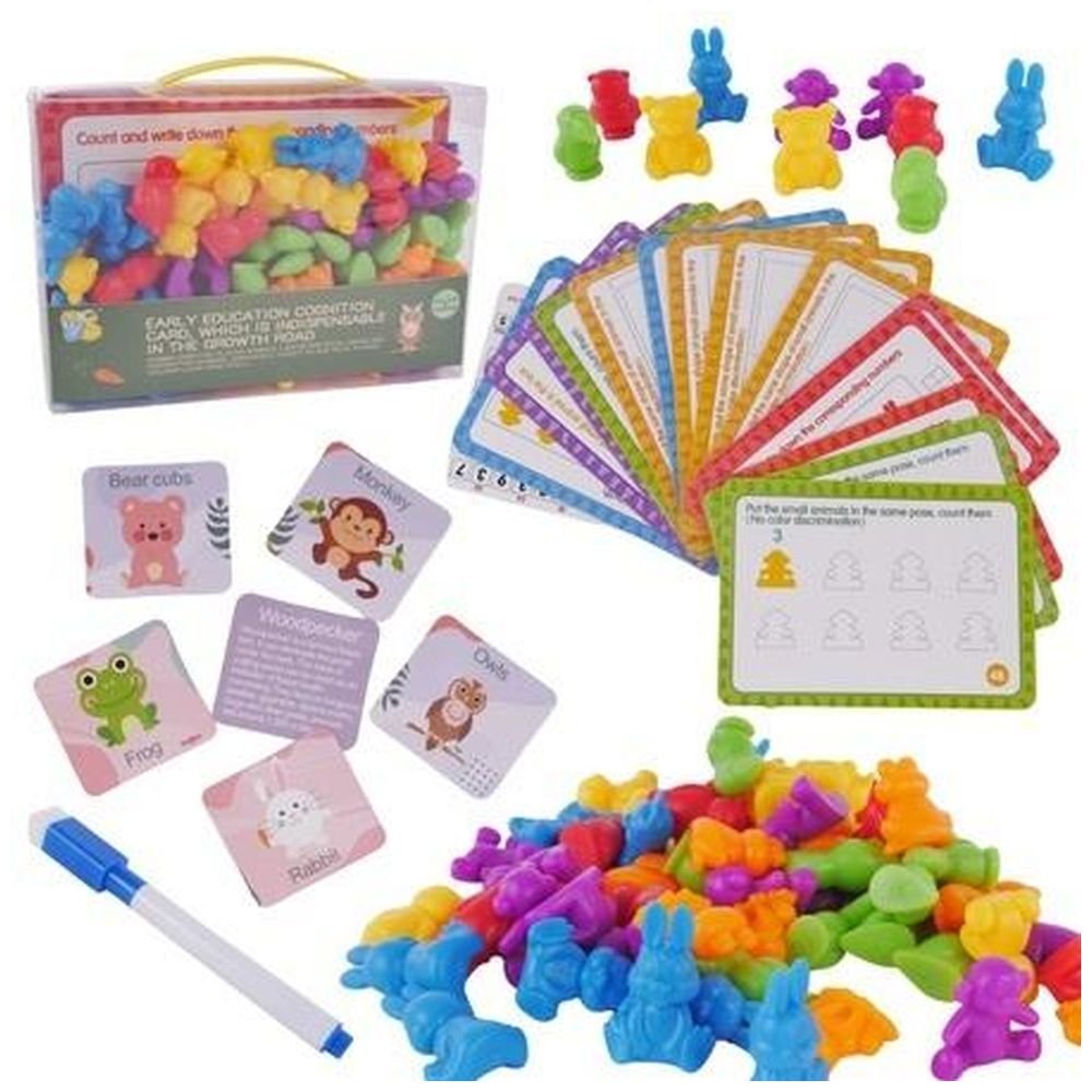 Zestaw edukacyjny nauka kolorów liczenia