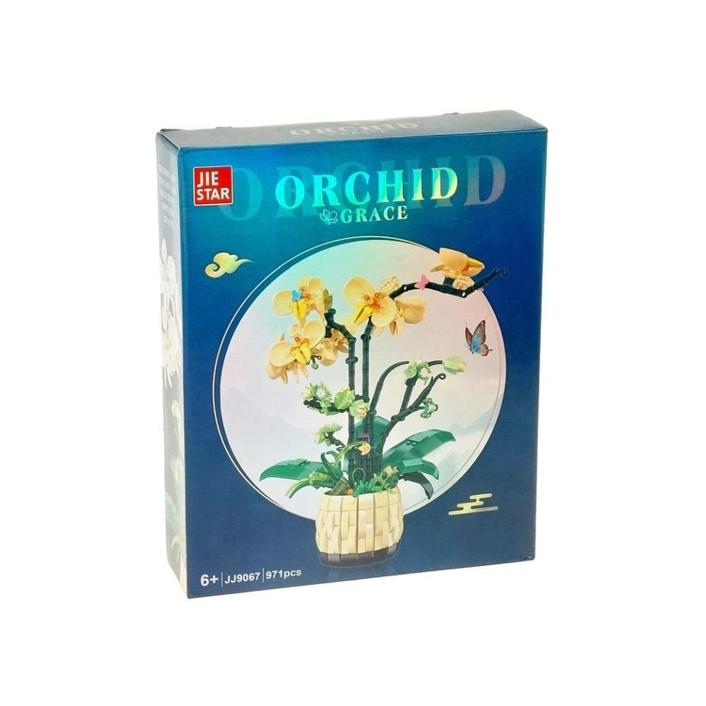 Klocki kwiaty - Orchidea