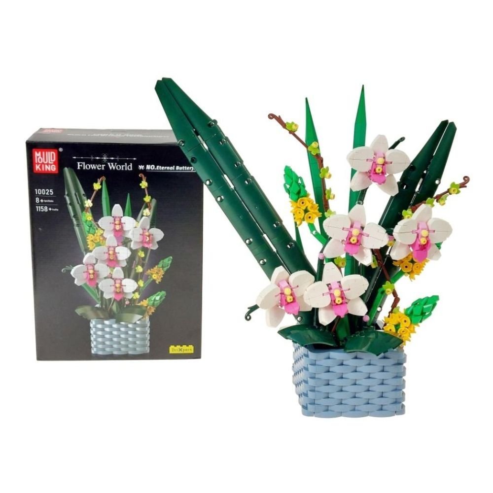 Klocki - kwiatki w doniczce