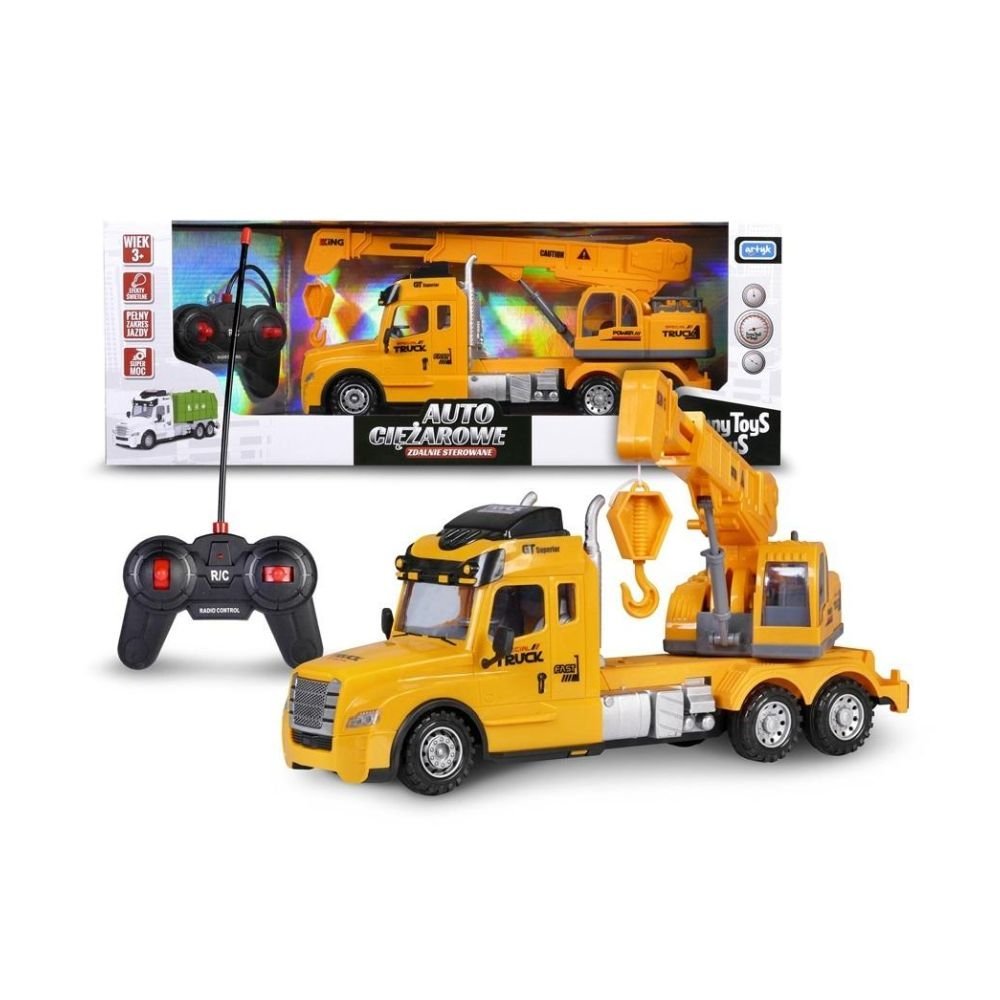 Auto ciężarowe zdalnie sterowane Dźwig